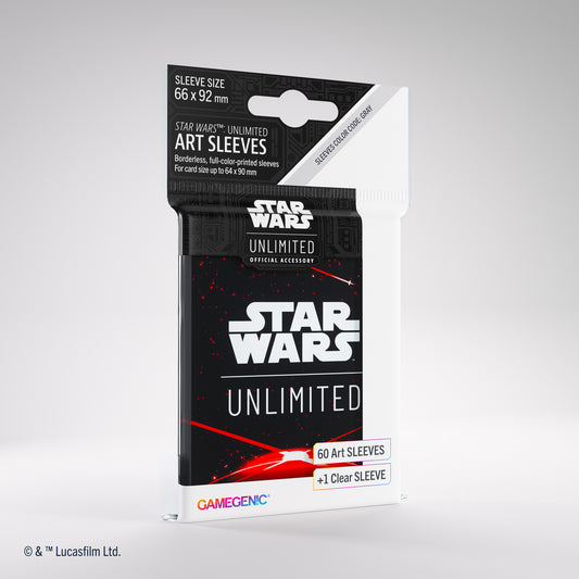 Gamegenic Star Wars Unlimited Space Red Art Sleeves 60
