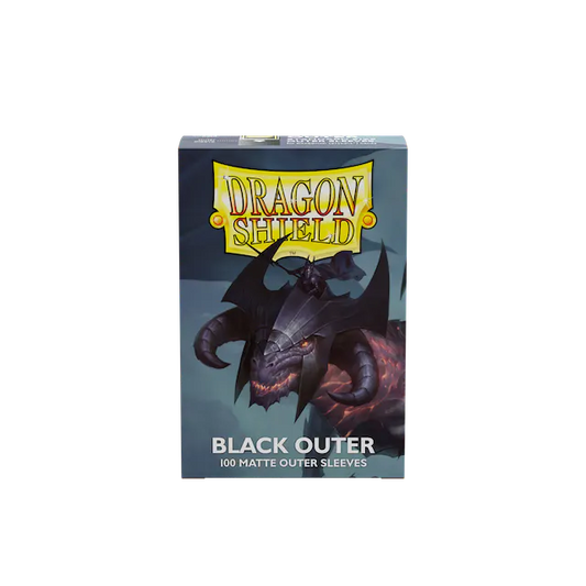 Black Outer Dragon Shield Card Sleeves