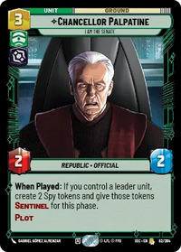 Load image into Gallery viewer, Star Wars Unlimited - Secrets of Power Spotlight Deck: Chancellor Palpatine (PREORDER)
