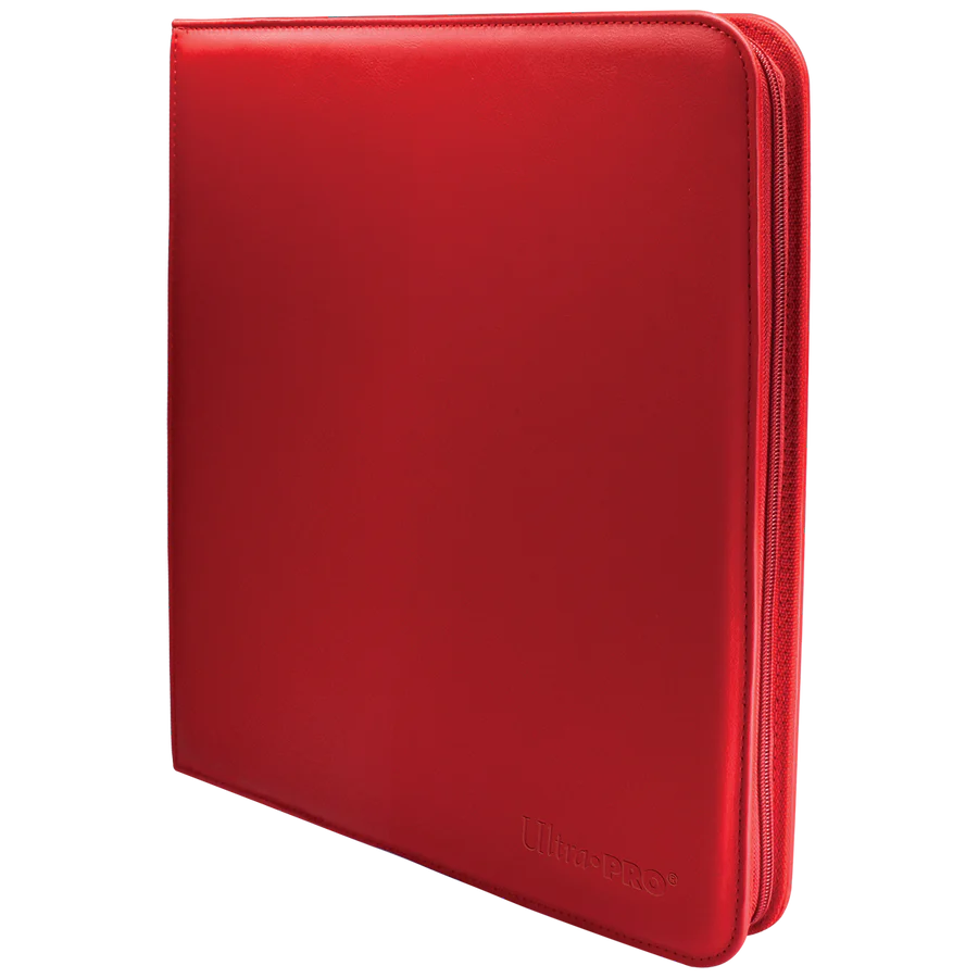 Ultra Pro Vivid 12-Pocket Zippered PRO-BINDER (Red)