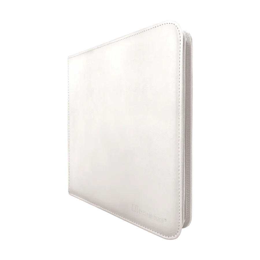 Ultra Pro Vivid 12-Pocket Zippered PRO-BINDER (White)