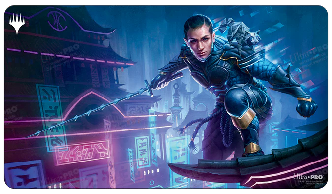 Ultra Pro Playmat Magic: The Gathering Kamigawa: Neon Dynasty -  Kaito Shizuki (No Box)