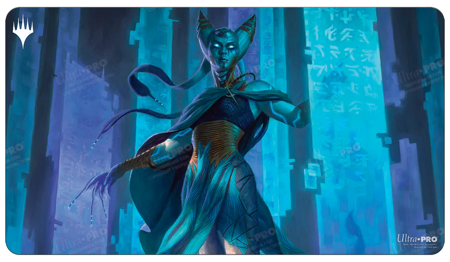 Ultra Pro MTG Kamigawa: Neon Dynasty Playmat - Tamiyo, Compleated Sage (No Box)