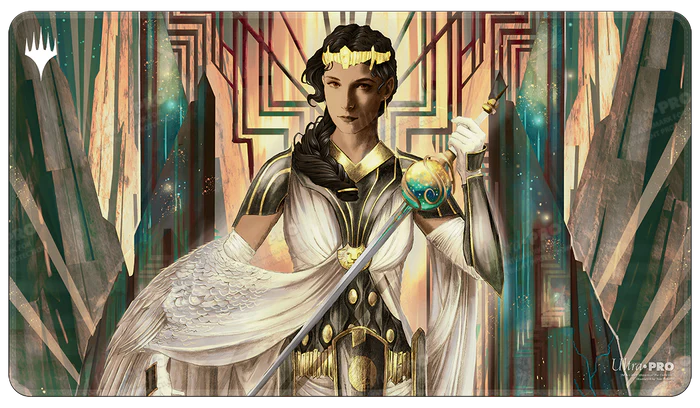 Ultra Pro MTG Streets of New Capenna Holofoil Playmat - Elspeth Ultra Pro MTG Streets of New Capenna Holofoil Playmat - Elspeth