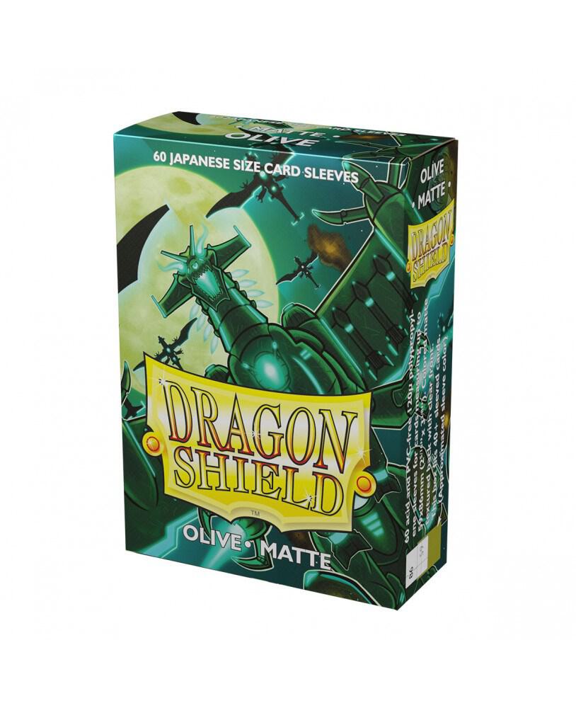 Dragon Shield - Olive - Matte Sleeves - Japanese Size (Discontinued)