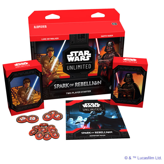 Star Wars Unlimited - Spark of Rebellion Two-Player Starter (Preorder)