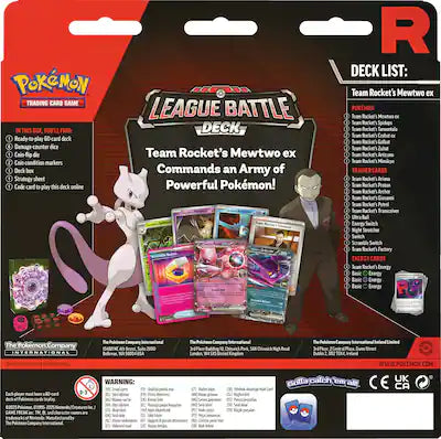 Pokemon - Team Rocket's Mewtwo ex League Battle Deck Pokemon - Team Rocket's Mewtwo ex League Battle Deck