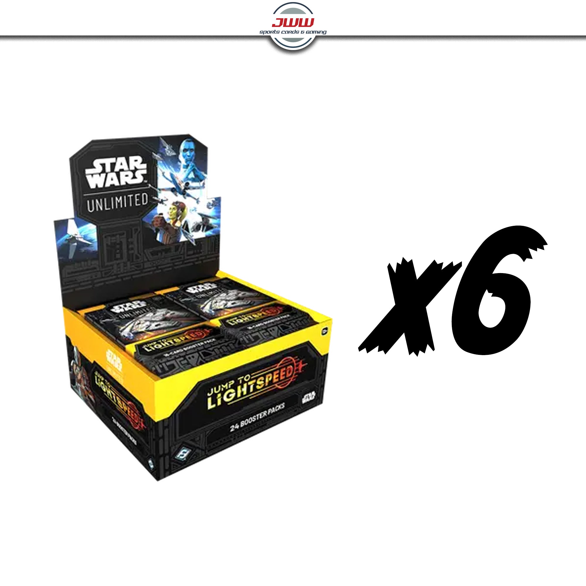 Star Wars Unlimited - Jump to Lightspeed Booster Case (6x Booster Boxe | JWW Sports Cards & Gaming Star Wars Unlimited - Jump to Lightspeed Booster Case (6x Booster Boxe | JWW Sports Cards & Gaming