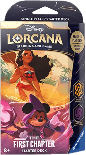 Disney Lorcana The First Chapter - The Heart of Magic (Amber & Amethyst) Starter Deck