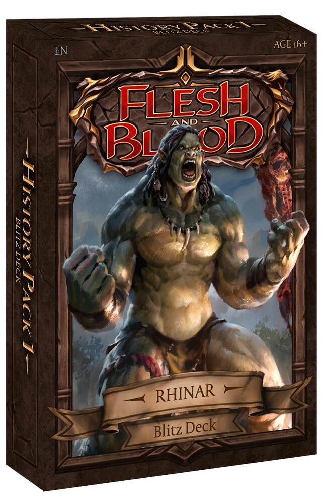 Flesh and Blood History Pack 1 Blitz Deck - Rhinar