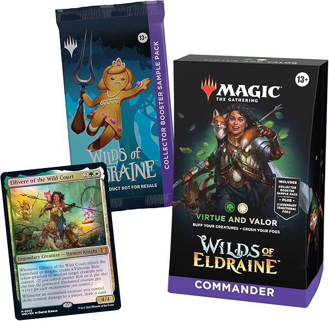 Magic: the Gathering Wilds of Eldraine Virtue and Valor Commander Deck