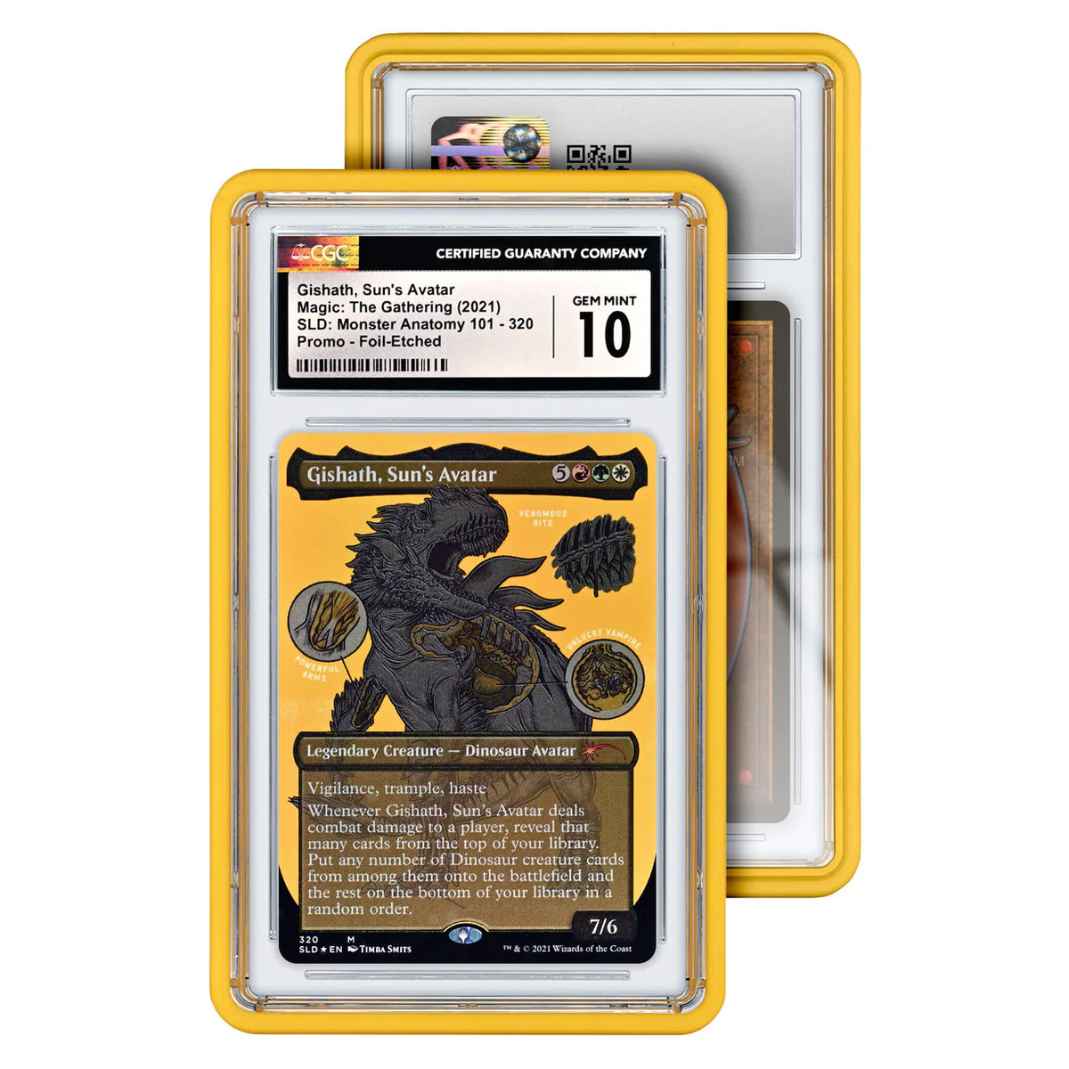 GradedGuard Standard CGC/CSG Case (Yellow)