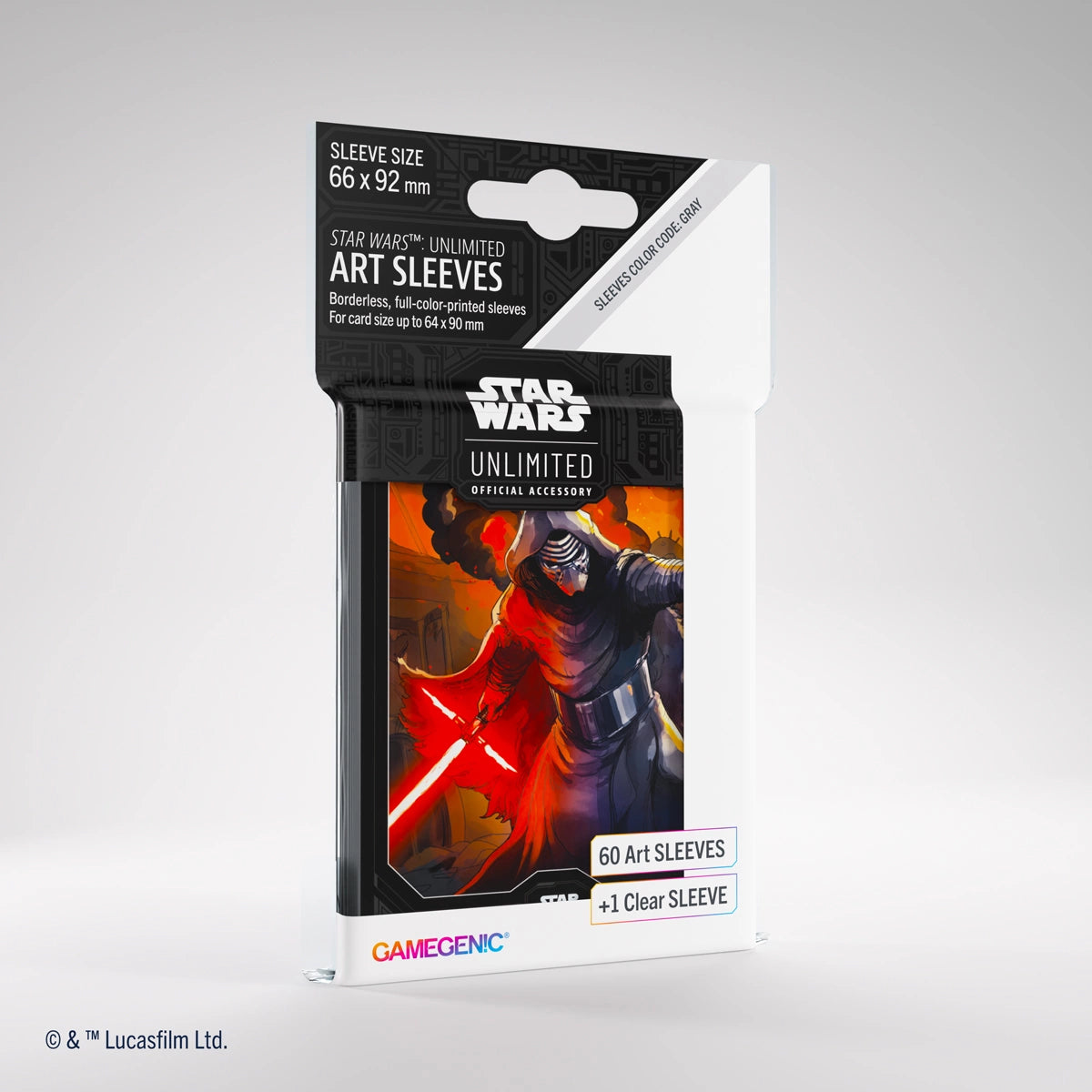 Gamegenic Star Wars Unlimited Art Sleeves - Kylo Ren (60ct)