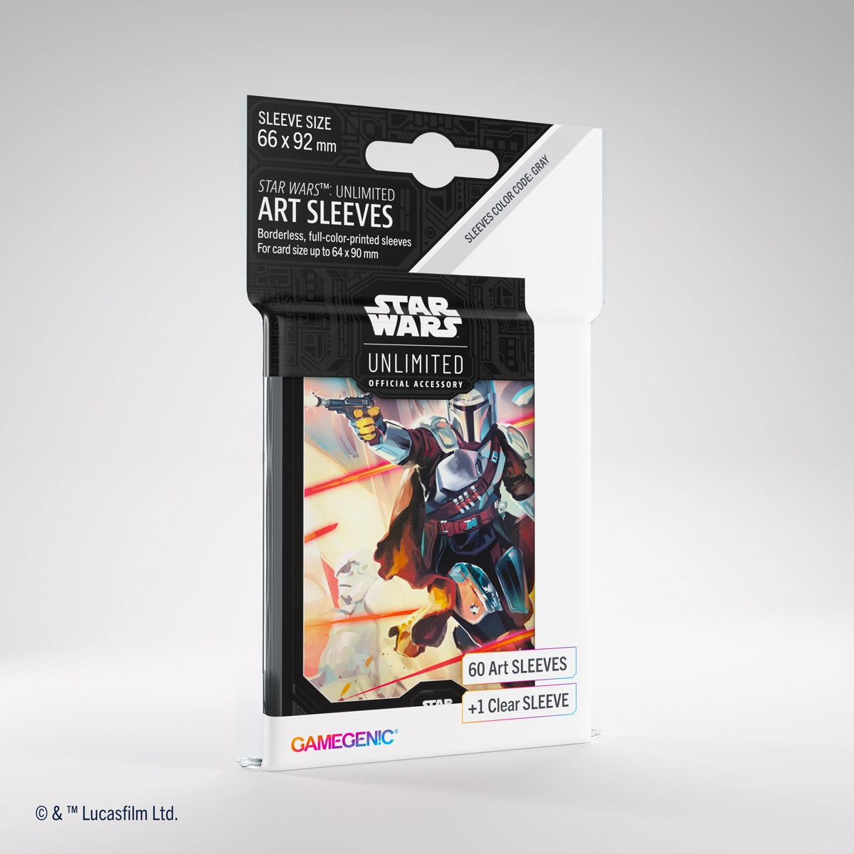 Gamegenic Star Wars Unlimited Art Sleeves - The Mandalorian (60ct)