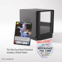 Load image into Gallery viewer, Gamegenic Star Wars Unlimited Twin Suns Deck Pod (Black)
