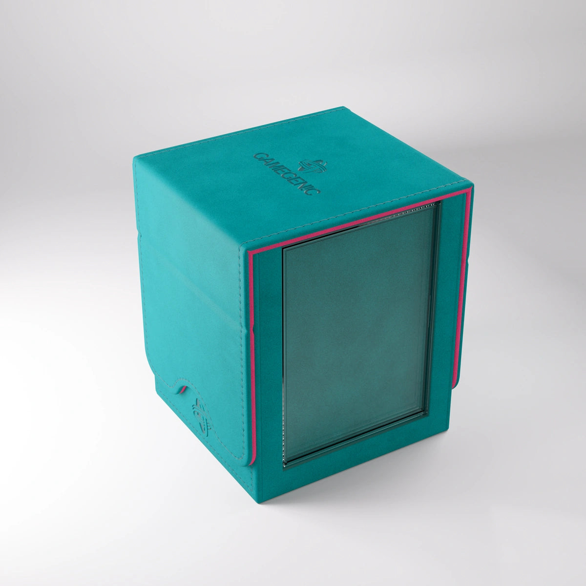 Gamegenic Squire Plus 100+ XL Convertible Deck Box (Teal Pink)