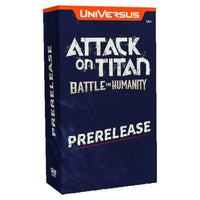 UniVersus CCG Attack on Titan Battle for Humanity Prerelease Box (No Promo, Free Booster Included)