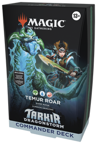 Magic: the Gathering Tarkir: Dragonstorm Temur Roar Commander Deck