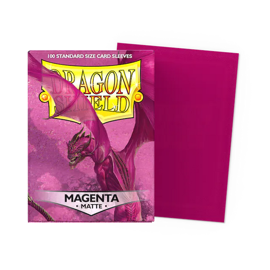 Megenta Matte Dragon Shield Card Sleeves