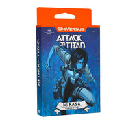 Load image into Gallery viewer, UniVersus CCG Attack on Titan: Battle for Humanity Mikasa Clash Deck
