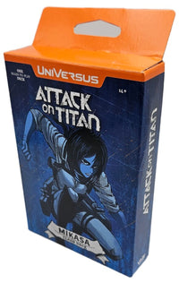 Load image into Gallery viewer, UniVersus CCG Attack on Titan: Battle for Humanity Mikasa Clash Deck

