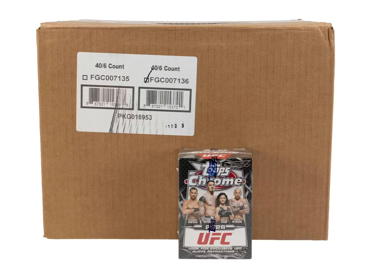 2026 Topps Chrome UFC Blaster Box Case (40 BOXES) | JWW Sports Cards ...