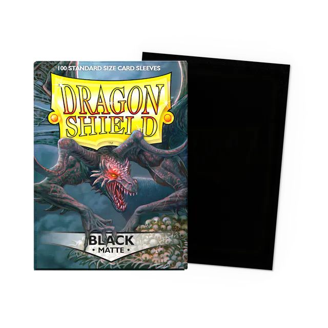 Dragon Shield - Black - Matte Sleeves Dragon Shield - Black - Matte Sleeves