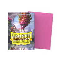 Dragon Shield - Pink Diamond - Matte Sleeves - Japanese Size