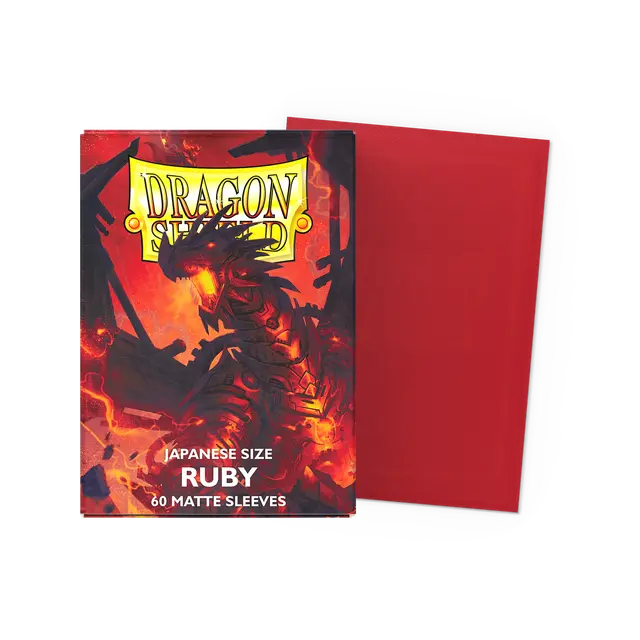 Dragon Shield - Ruby - Matte Sleeves - Japanese Size