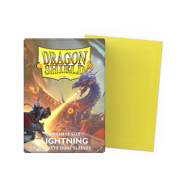 Dragon Shield - Lightning - Matte Dual Sleeves - Japanese Size