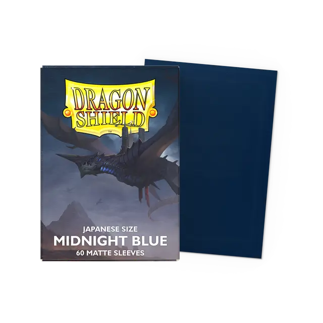 Dragon Shield - Midnight Blue - Matte Sleeves - Japanese Size