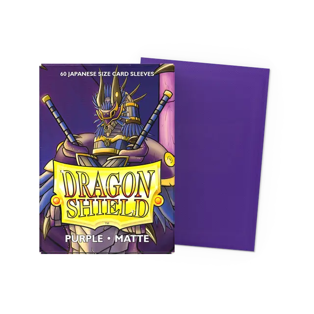 Dragon Shield - Purple - Matte Sleeves - Japanese Size