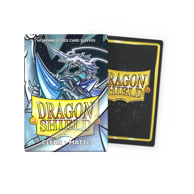 Dragon Shield - Clear - Matte Sleeves - Japanese Size