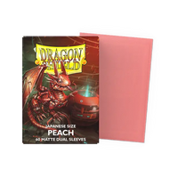 Dragon Shield - Peach  - Matte Dual Sleeves - Japanese Size