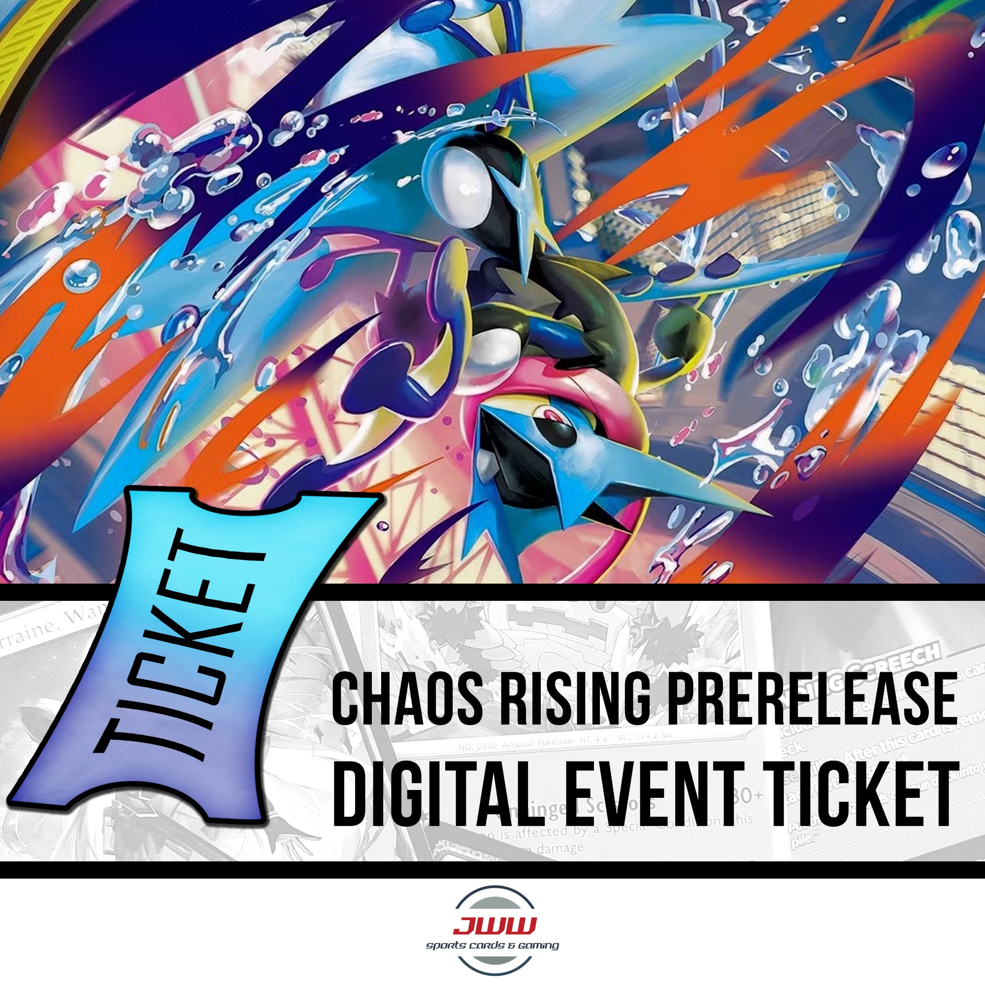 prerelease cards pokemon Pokemon Chaos Rising Prerelease (Event Entry)