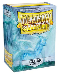 Dragon Shield Matte Card Sleeves - Clear (Standard, 100ct)