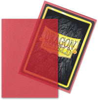 Load image into Gallery viewer, Dragon Shield Matte Sleeves - Clear Red (Standard, 100ct)
