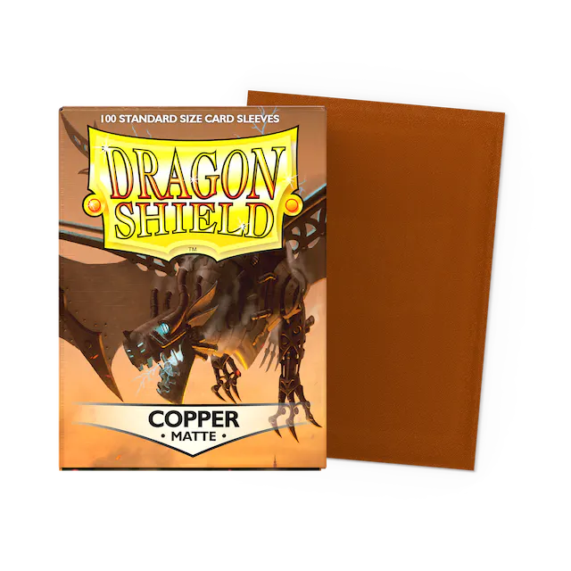Copper Matte Dragon Shield Card Sleeves