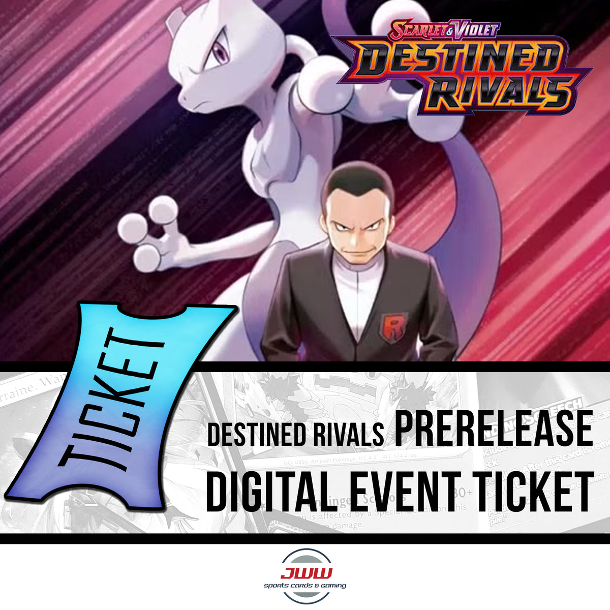 Pokemon Destined Rivals Prerelease (Event Entry)