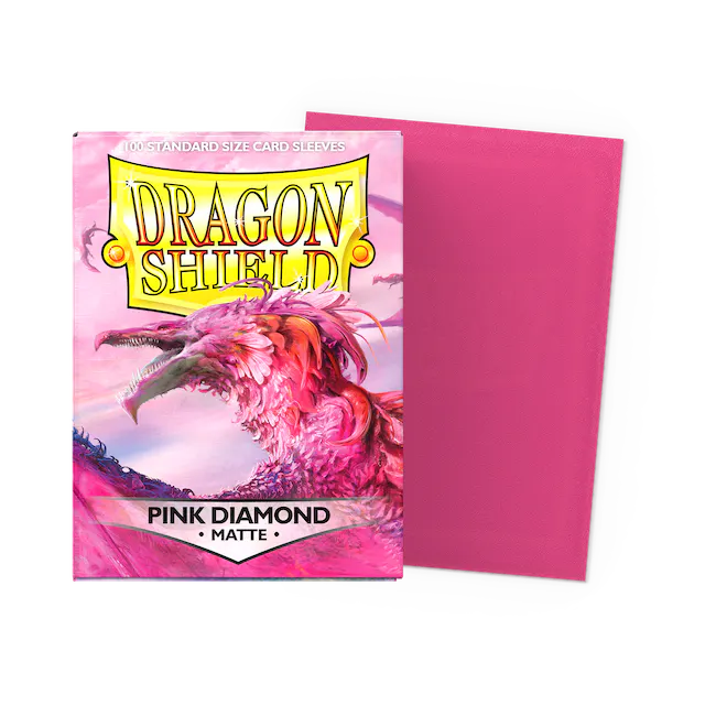 Dragon Shield Matte Sleeves (Pink Diamond) Dragon Shield Matte Sleeves (Pink Diamond)