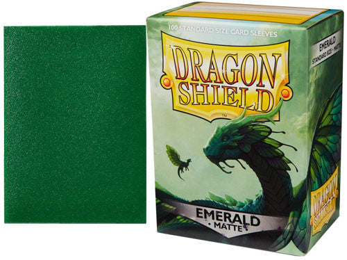 Dragon Shield Matte Card Sleeves - Emerald (Standard, 100ct)