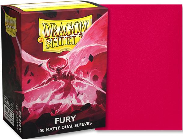Dragon Shield Dual Matte Sleeves - Fury Dragon Shield Dual Matte Sleeves - Fury
