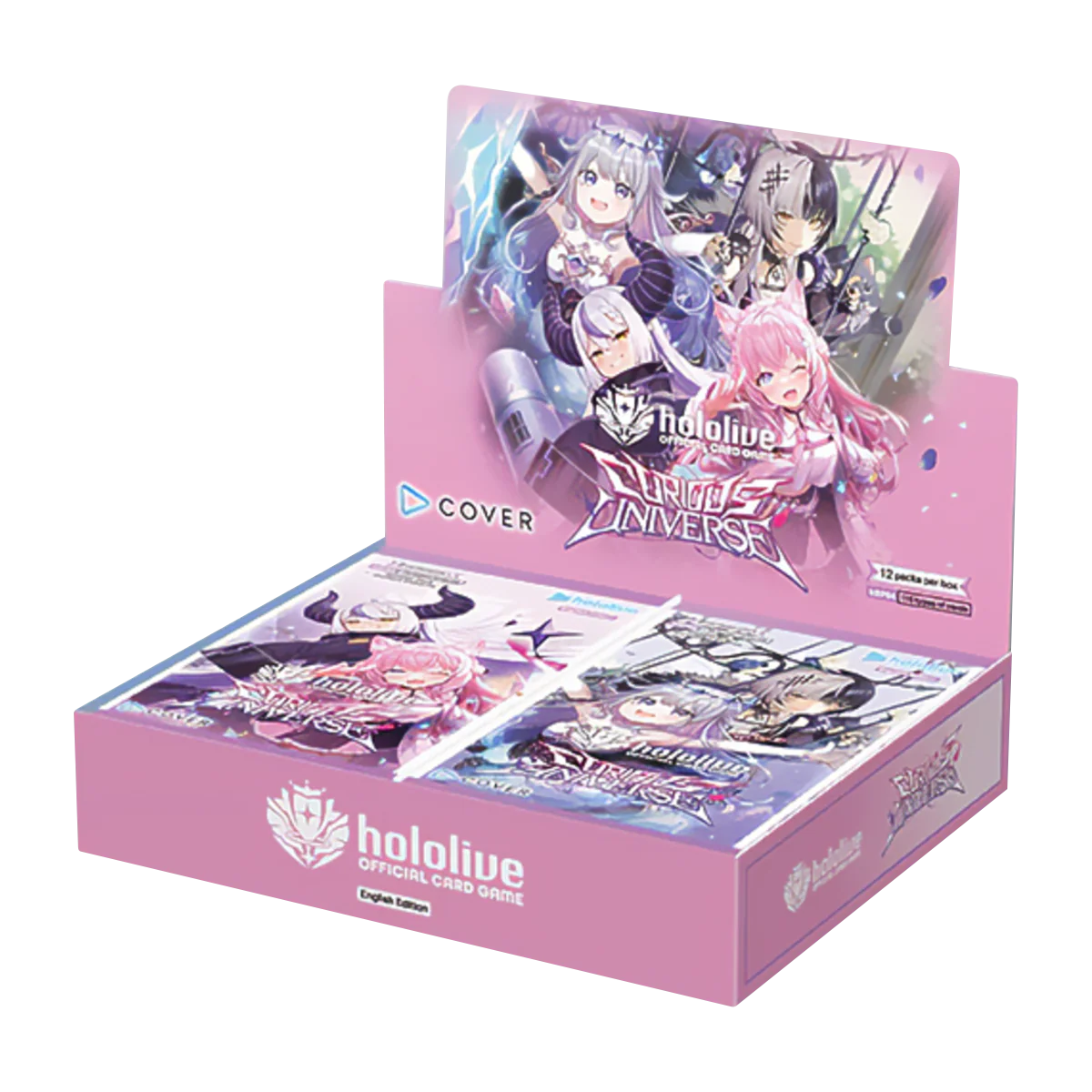 how many holos per booster box Yu-Gi-Oh: Battles of Legend- Glorious Gallery Display Hololive OCG: Enchant Regalia -