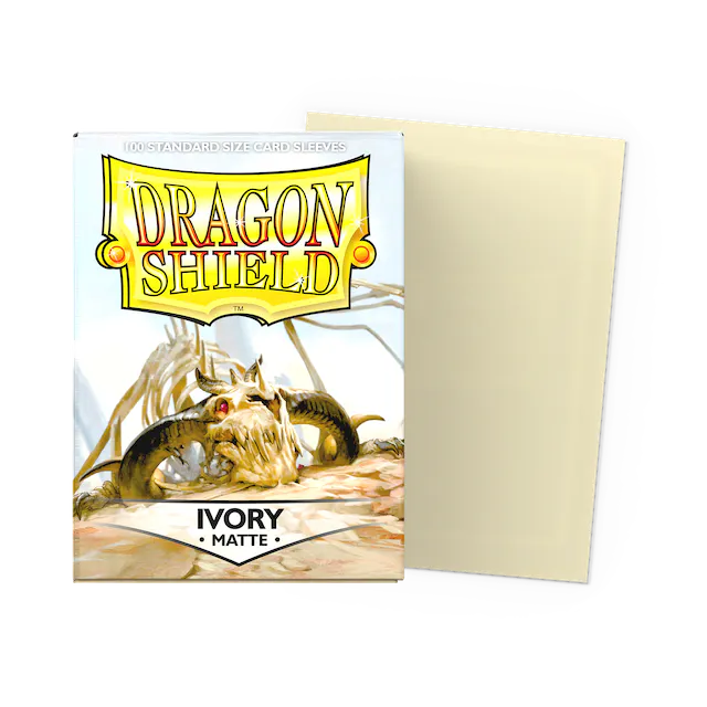 Dragon Shield Matte Sleeves (Ivory)