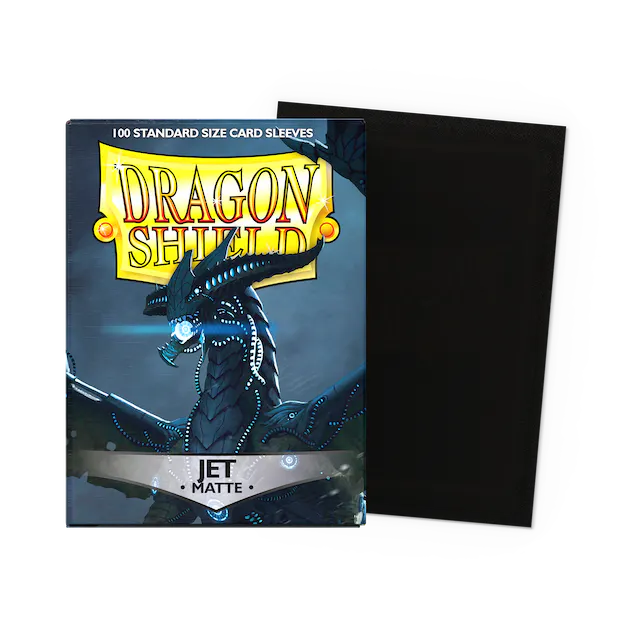 Jet Matte Dragon Shield Card Sleeves