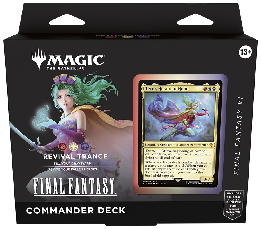 Magic The Gathering - Final Fantasy Commander Deck Magic The Gathering - Final Fantasy Commander Deck