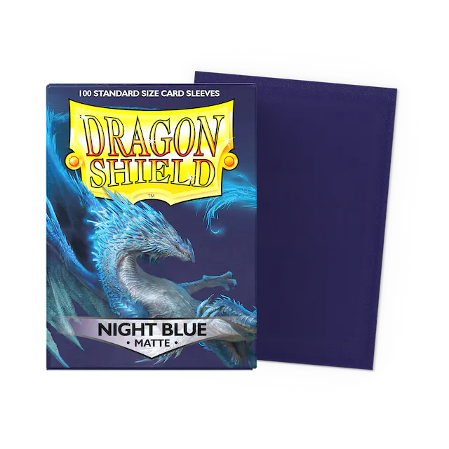 Dragon Shield Matte Card Sleeves - Night Blue (Standard, 100ct)