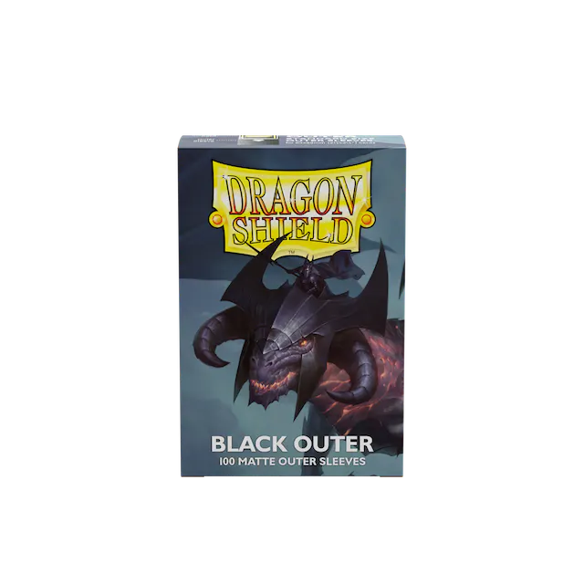 Black Outer Dragon Shield Card Sleeves