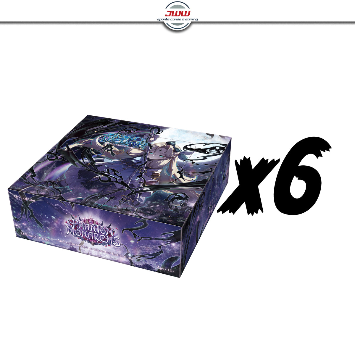 Grand Archive Phantom Monarchs Sealed Booster Case (6 Booster Boxes) | JWW Sports Cards & Gaming Grand Archive Phantom Monarchs Sealed Booster Case (6 Booster Boxes) | JWW Sports Cards & Gaming