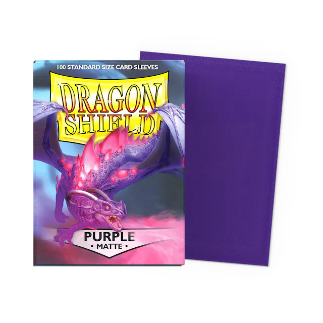 Purple Matte Dragon Shield Card Sleeves